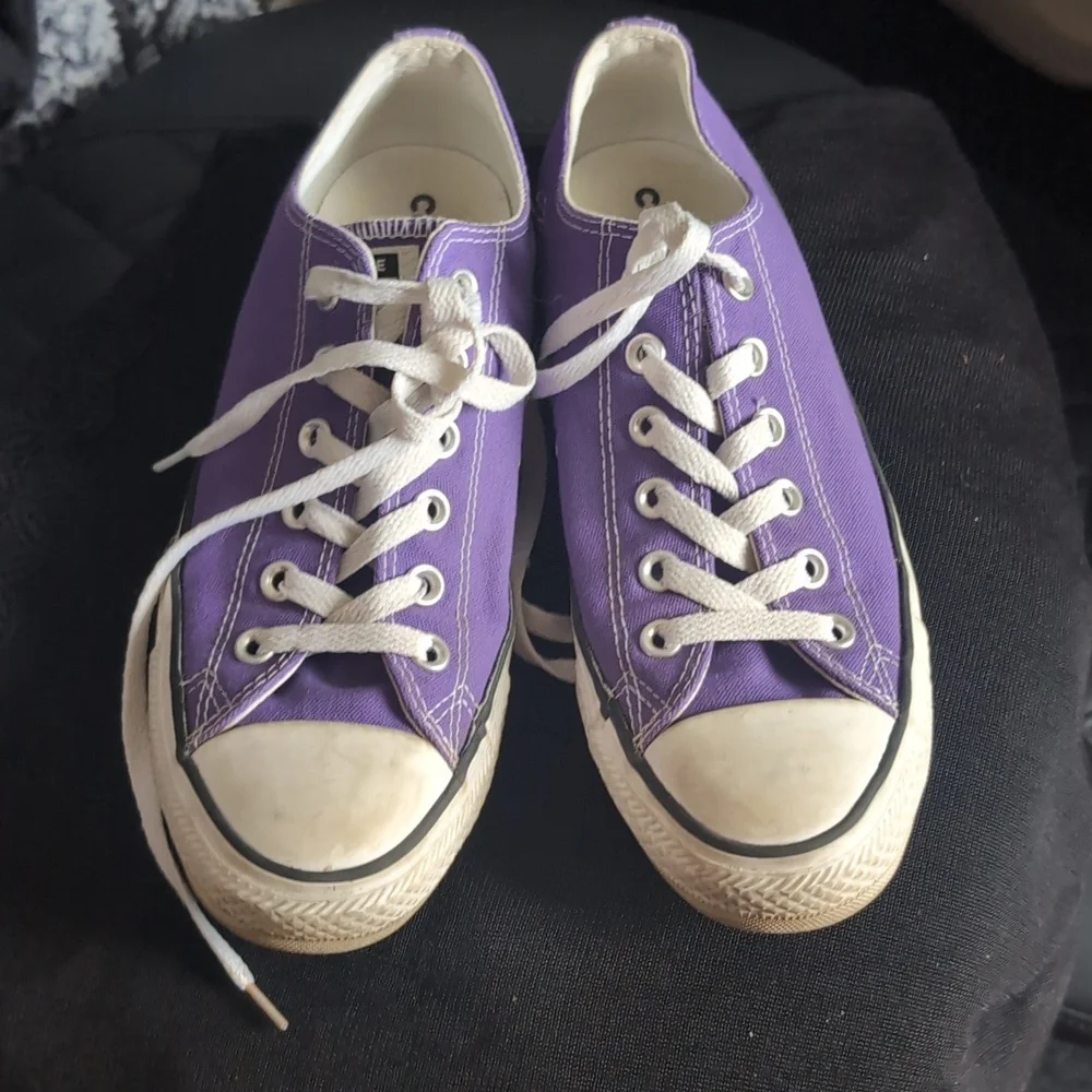 Converse Purple Low-Top Sneakers Men Size 6.5